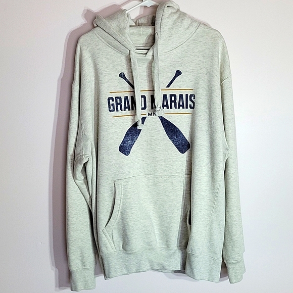 Grand Marais Minnesota Artisans hooded sweatshirt size generous XL - Picture 2 of 8